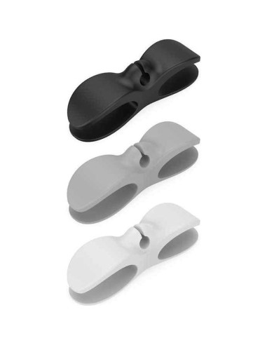 Organizador de Cables USB 3M - Paquete de 6 Soportes para Cocina