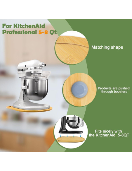 Deslizador de Bambú para Batidora KitchenAid 4.5-5 Qt