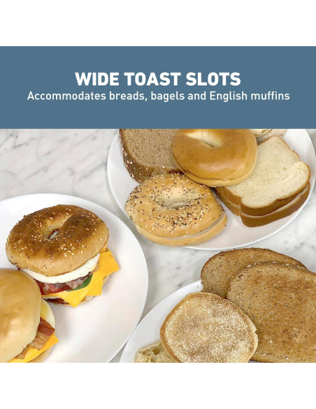 Estación de Desayuno West Bend 2 Rebanadas Tostadora y Cocedor de Huevos