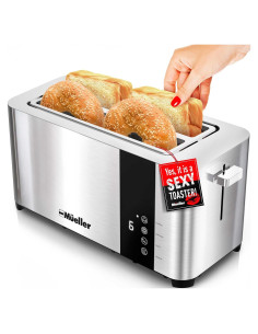 Tostadora Mueller UltraToast 4 Rebanadas Acero Inoxidable