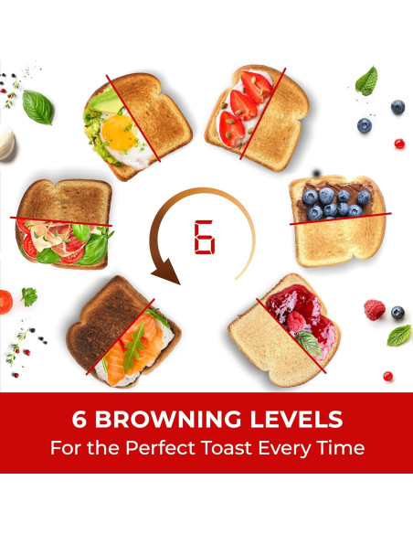 Tostadora Mueller UltraToast 4 Rebanadas Acero Inoxidable