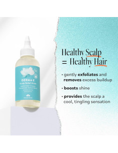 DERMA-E Enjuague Exfoliante Cuero Cabelludo 136g pH Equilibrado 2