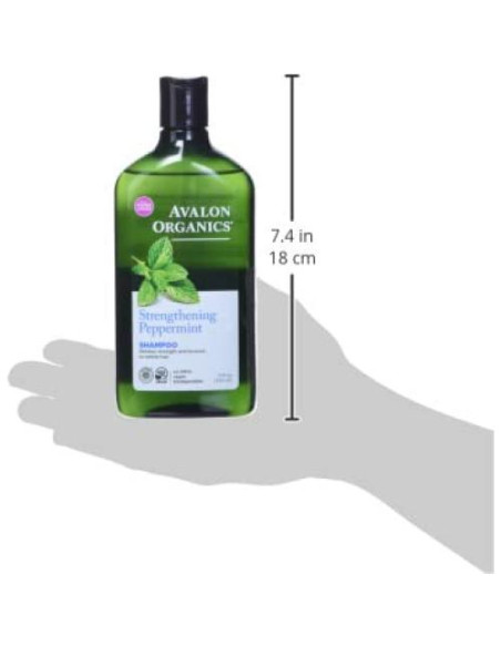 Champú Fortalecedor de Menta Avalon Organics 311 ml
