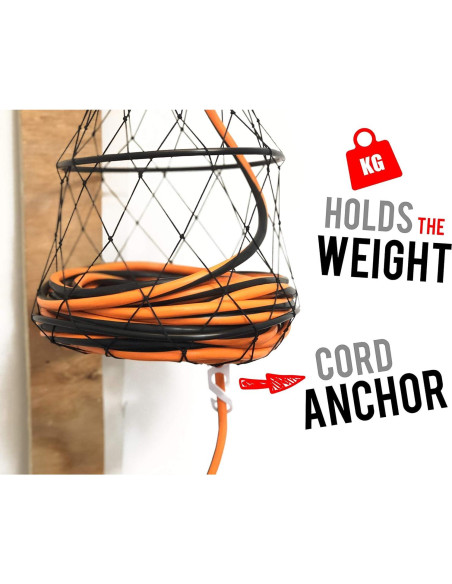 Enrollador de Cable de Extensión Chromex Naranja 150 pies