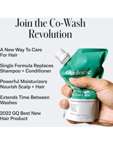 Geologie Co-Lavado Refrescante 4 en 1 para Cabello 240ml