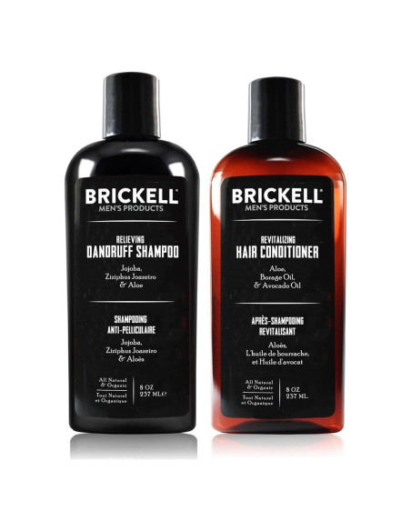 Set de Champú y Acondicionador Anticaspa Brickell 236ml