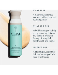 Champú Sin Sulfatos VIRTUE Recovery 295g Queratina Baobab 2