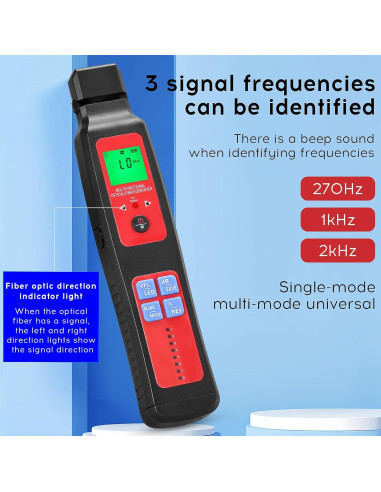 Identificador de Fibra Óptica L-507 BAOSHLA 10KM Medidor Potencia