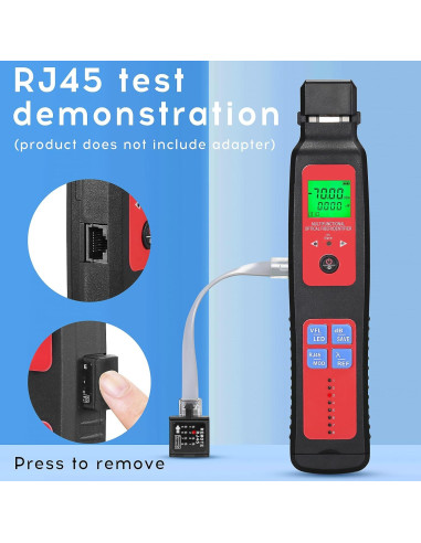 Identificador de Fibra Óptica L-507 BAOSHLA 10KM Medidor Potencia