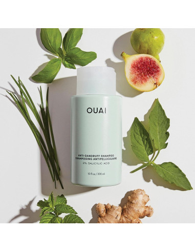 Champú Anticaspa OUAI 300 ml - Suave con Ácido Salicílico