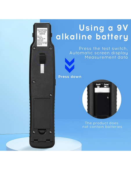 Identificador de Fibra Óptica L-507 BAOSHLA 10KM Medidor Potencia