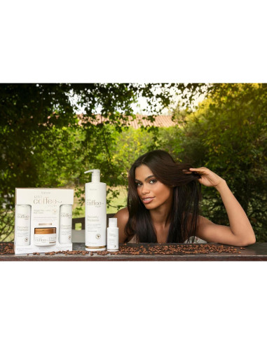 Kit de Recuperación Vegano Beox KERACOFFEE 850g - Hidratación y Brillo