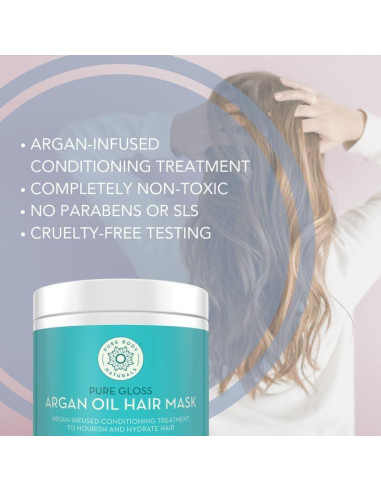 Mascarilla Acondicionadora Pure Body Naturals 226ml Argán