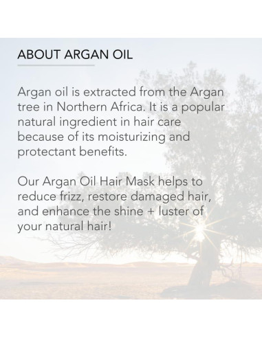 Mascarilla Acondicionadora Pure Body Naturals 226ml Argán