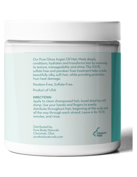 Mascarilla Acondicionadora Pure Body Naturals 226ml Argán