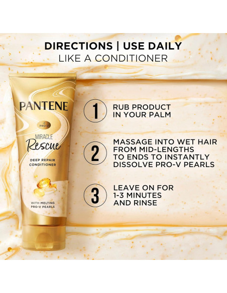 Acondicionador Profundo Pantene Miracle Rescue 226g - Hidratación Intensa