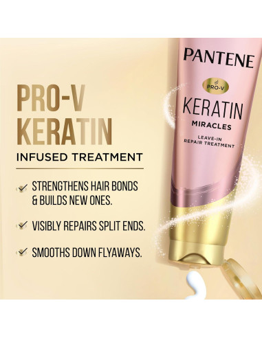 Acondicionador sin enjuague Pantene Keratin 248 ml