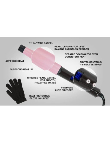 Varita de Rizar Cónica Remington CI9538 2.54-3.81 cm Cerámica