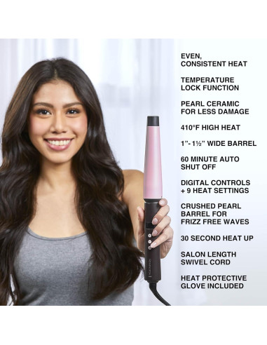 Varita de Rizar Cónica Remington CI9538 2.54-3.81 cm Cerámica