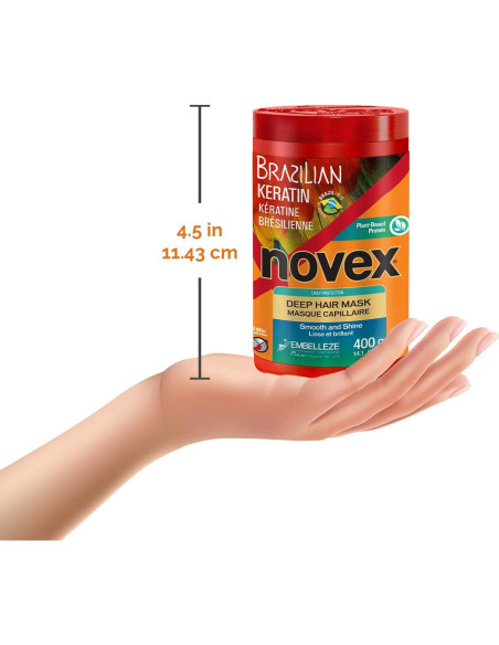 Mascarilla Capilar Novex Queratina 400g - Control Frizz
