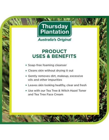 Jabón Espumoso Natural Thursday Plantation 150 ml