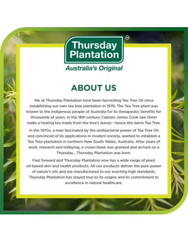 Jabón Espumoso Natural Thursday Plantation 150 ml