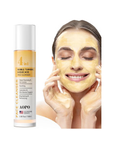 Limpiador Facial Espumoso AOPO 4 en 1 Cúrcuma 95,7 g