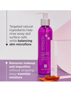 Leche Limpiadora Probiotica Andalou Naturals 177 ml 2