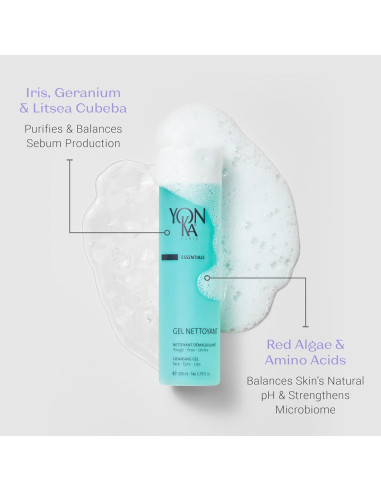Yonka Gel Limpiador Facial 200 ml Suave para Piel Grasa