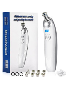 Máquina de Microdermoabrasión Facial mcwdoit - 9 Puntas, USB, Portátil