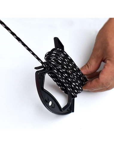 10 Organizadores de Cables EXCEART en Plástico Negro 11.2x9.1cm