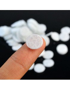 300 Filtros de Algodón para Microdermoabrasión Nydotd 10mm 2