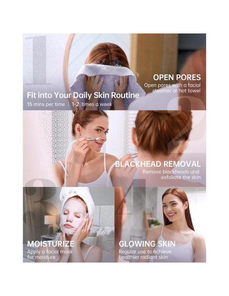 Removedor de Puntos Negros UNOISETION P1-X 2 en 1 Exfoliador