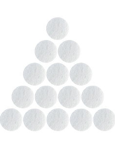 100 Filtros de Algodón para Microdermoabrasión Nydotd 10 mm 2