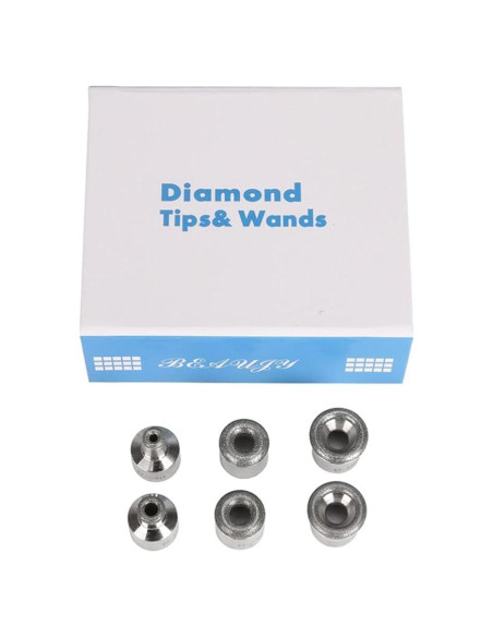 Puntas de Diamante Uonlytech para Microdermoabrasión 9.5x8.5cm