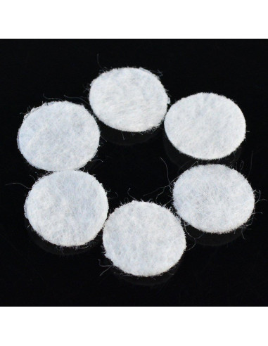 100 Filtros de Algodón para Microdermoabrasión Nydotd 10 mm