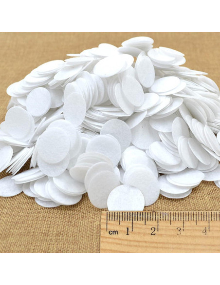 500 Filtros de Algodón Microdermoabrasión AEGYPIUS 15mm