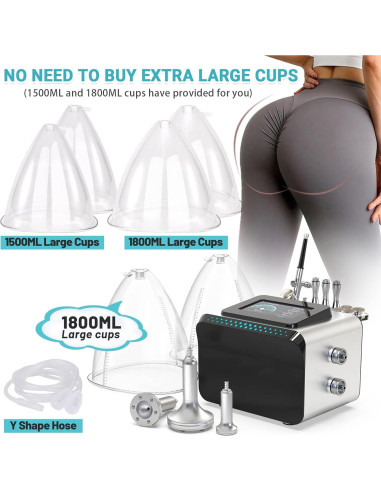 Máquina de Terapia de Vacío Meifuly 3 en 1 con Ventosas 1500/1800ml