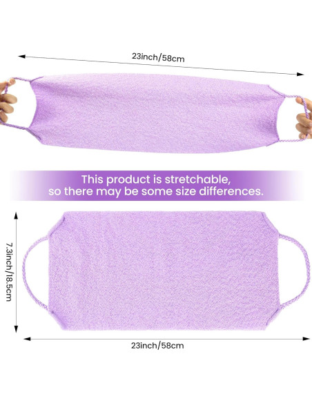 3 Piezas Toalla Exfoliadora Doble Cara Silkyhose 93.98 cm