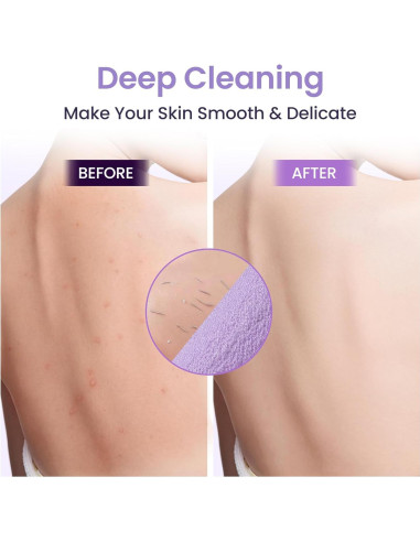 3 Piezas Toalla Exfoliadora Doble Cara Silkyhose 93.98 cm