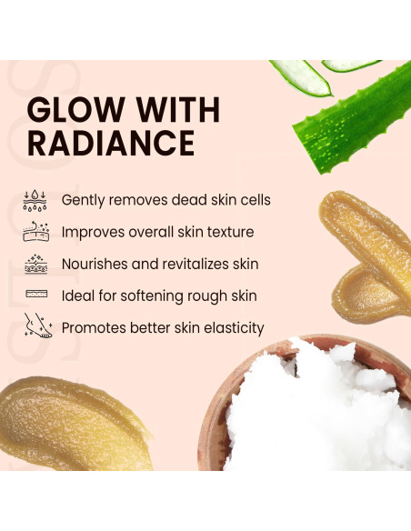 Exfoliante Corporal y para Pies SOULSPA Manteca de Karité 300g