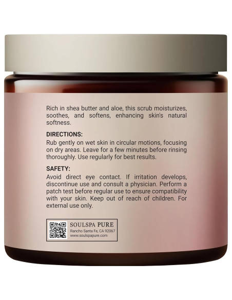 Exfoliante Corporal y para Pies SOULSPA Manteca de Karité 300g