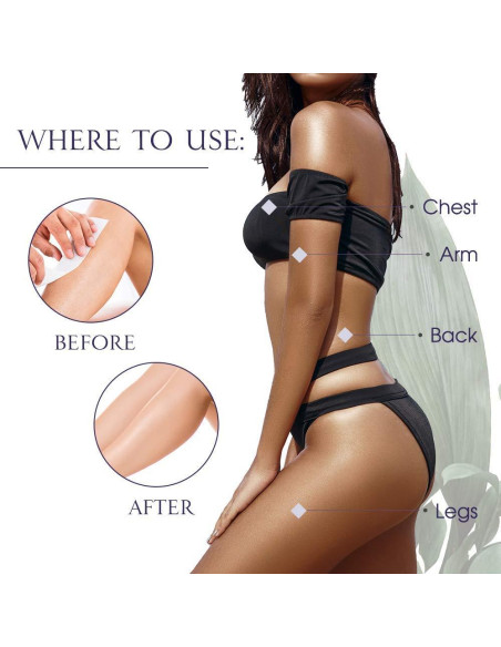 Tiras de Cera No Tejida Satin Smooth 100 Unidades Grande