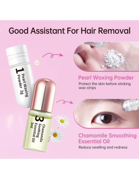 Kit de Ceras para Cejas Beauty7 - 24 Ceras Piel Sensible