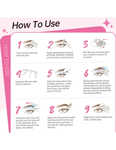 Kit de Ceras para Cejas Beauty7 - 24 Ceras Piel Sensible