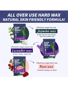 Kit de Cera ANRUZ 56 Piezas para Depilación en Casa 2