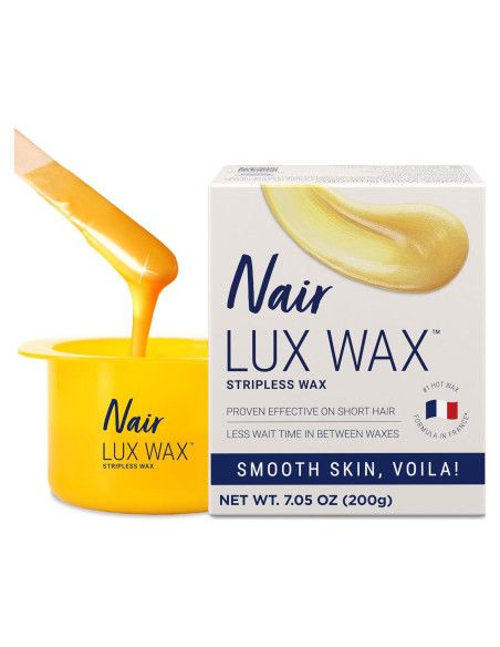 Kit de Cera Caliente Nair Lux Wax 199g para Depilación
