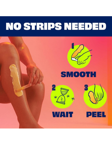 Kit de Cera Caliente Nair Lux Wax 199g para Depilación