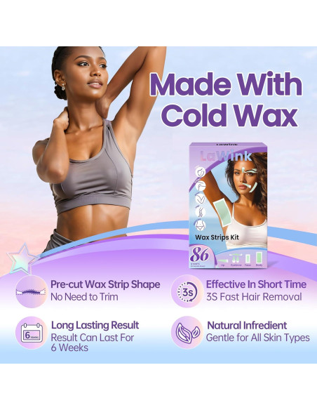 Kit de Depilación Corporal Cintas de Cera 86 Piezas GUANGZHOU