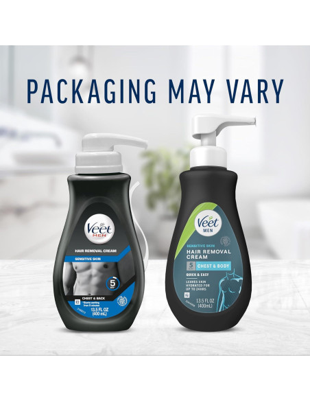 Crema Gel Depilatoria Veet para Hombres 400ml Piel Sensible